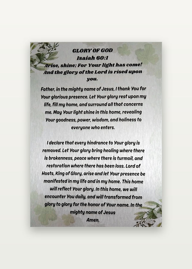 Glory of God